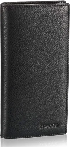 Vista 15 de HISCOW Cartera larga plegable con 15 ranuras para tarjetas de crédito - Piel de becerro italiana