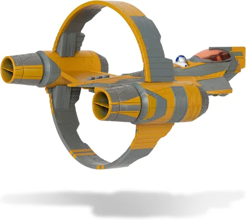 Vista 5 de Star Wars Micro Galaxy Squadron Anakin Skywalker's Jedi Starfighter - Vehículo de clase Starfighter de 5 pulgadas con dos accesorios de micro figura