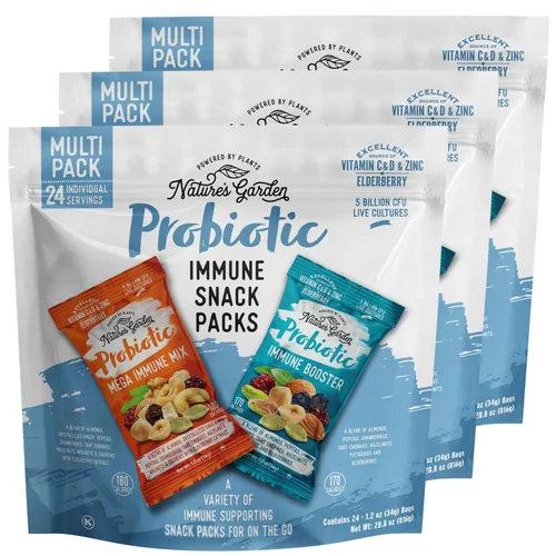 Vista 7 de Nature's Garden Paquetes de aperitivos probióticos inmunes (28.8 oz)