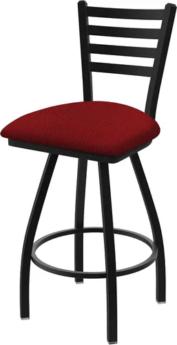 Vista 10 de XL 410 Jackie - Taburete giratorio de 25 pulgadas con acabado antiarrugas negro y asiento de vinilo negro