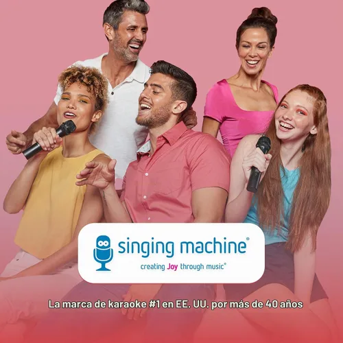 Vista 6 de Máquina de Karaoke en Auto para Niños y Adultos, Micrófono de Karaoke en Auto 2.0 - Micrófono de Karaoke Inalámbrico y Bluetooth con Efectos
