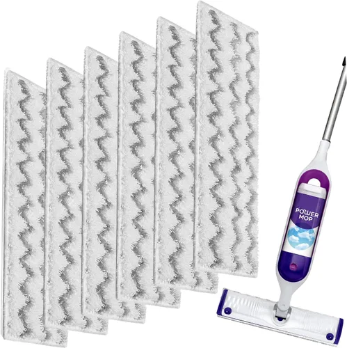 Vista 6 de Recambios de almohadilla de trapeador desechable para PowerMop multisuperficie para limpieza de pisos, 20