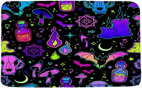 Vista 5 de GCTNBJL Tapete de baño de tentáculos de pulpo, tentáculos kraken, océano, animales marinos, vintage, vida marina subacuática, boceto, arte