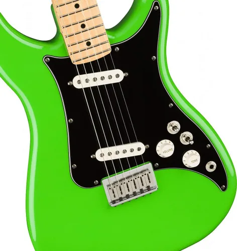 Vista 5 de Fender Player Lead II - Guitarra eléctrica, con 2 años de garantía, verde neón, diapasón de arce