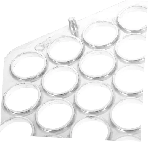 Vista 8 de Juego de moldes para bolas de masa hervida de aleación de aluminio, accesorio de cocina para albóndigas rusas y ravioles reutilizable multifunción