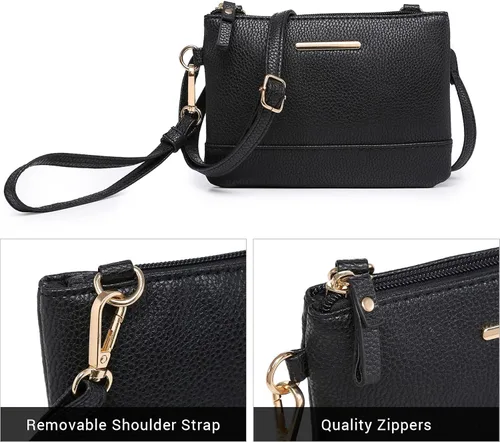 Vista 7 de Vansarto Bolsos y monederos para mujer, bolsa grande con asa superior, bolsa de hombro, 3 piezas