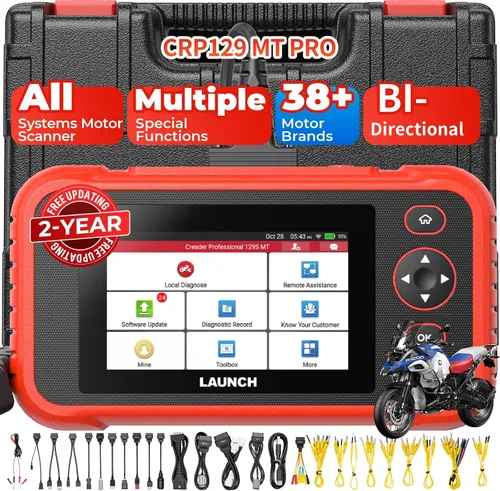 Vista 11 de LAUNCH CRP129 HD Herramienta de escaneo de camión resistente, herramienta de diagnóstico de sistema completo para diésel con ajuste de límite