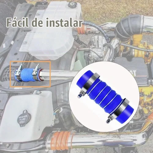 Vista 4 de Manguera de refrigerante superior con abrazaderas para Kenworth Peterbilt F50-6308 28359