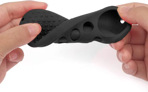 Vista 6 de Plplaaoo Funda de silicona para Chromecast con Google TV - Funda protectora para control de voz 4K - Funda de repuesto para control remoto de TV