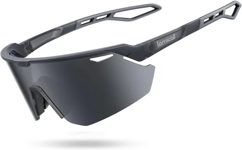 Vista 8 de Lamicall Gafas de sol deportivas polarizadas de 0.85 oz para hombres y mujeres, gafas con protección UV400, para correr, ciclismo, béisbol, pesca