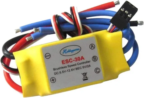 Vista 3 de Controlador de velocidad sin escobillas 30A ESC para el multirotor del avión del helicóptero RC