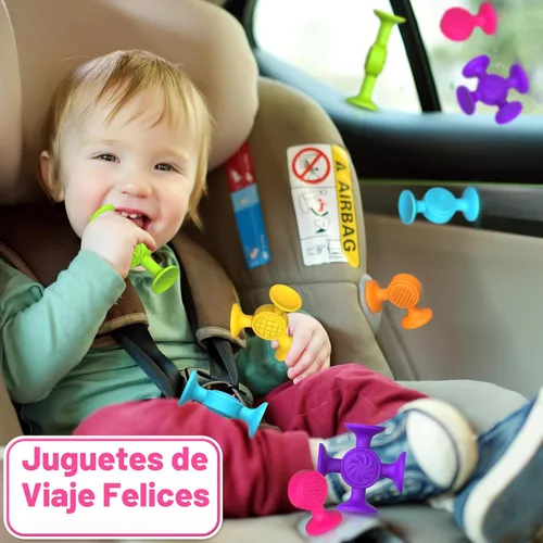 Vista 4 de Juguetes de baño con ventosa para niños pequeños: 12 juguetes sensoriales de succión para niños pequeños, juguetes de succión para niños, juguetes