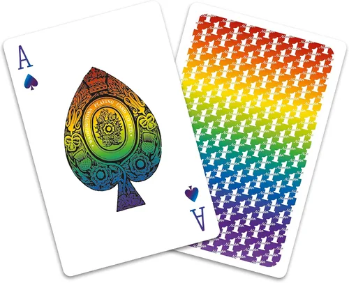 Vista 4 de Juego de cartas número 1 de Waddingtons, ilumina tus juegos, incluyendo Snap y Poker con esta baraja, compañero de viaje, regalo y juguete