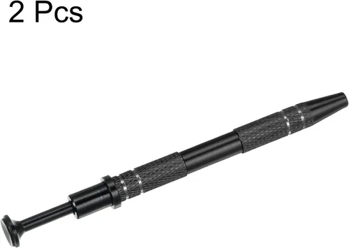 Vista 3 de HARFINGTON 2 herramientas de acero inoxidable de 4 garras, herramienta de extracción de chips IC con soporte de 4 puntas, pinzas de diamante