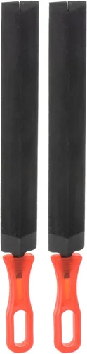 Vista 7 de HARFINGTON 2 limas cónicas en forma de pluma de 6 pulgadas con rodamiento T12 de acero de 9.252 x 1.063 in de longitud cortada a mano con mango