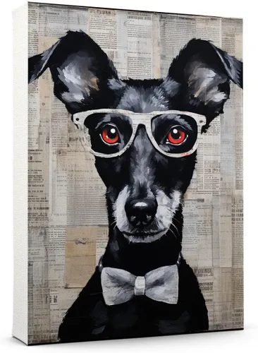 Vista 109 de Thuan Affenpinscher - Póster de lienzo con tus fotos, arte de pared para decoración del hogar, regalo conmemorativo para amantes de las mascotas