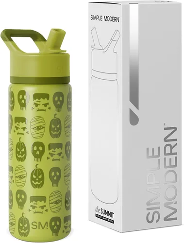 Vista 25 de Simple Modern Halloween Signature Voyager Vaso térmico de café de viaje de 16 onzas con tapa de 360° Regalos para mujeres y hombres Taza
