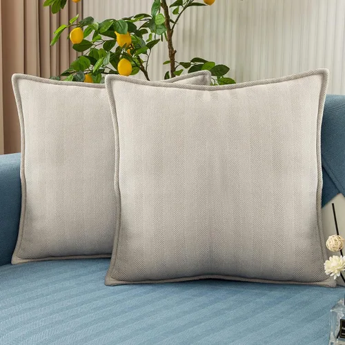 Vista 20 de vctops Funda de sofá con diseño de rayas cheurón estilo granja, protector de muebles de color sólido, funda de sofá suave antideslizante para Verde
