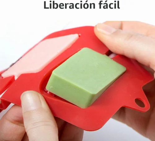Vista 3 de Webake Moldes de silicona para piruletas, juego de 3 moldes de caramelo duro de chocolate con ladrillo (incluye 100 palitos de papel)