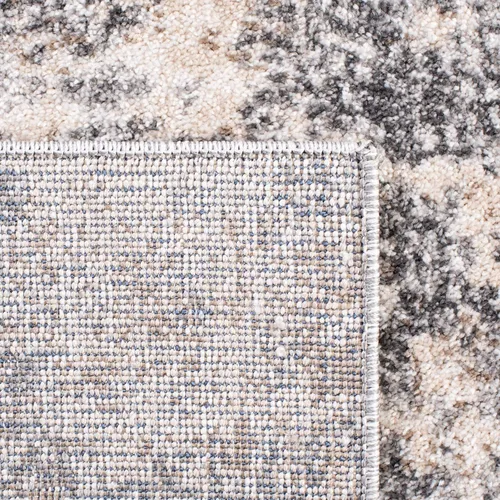 Vista 5 de SAFAVIEH Aston Collection - Alfombra decorativa, 2 x 5 pies, gris claro y gris, diseño abstracto moderno, no desprende pelusa y de fácil cuidado