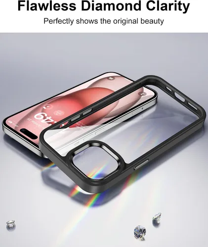 Vista 410 de HOOMIL Funda para iPhone 7 Plus/iPhone 8 Plus de 5.5 Pulgadas, sin amarillamiento, protección contra caídas, cubierta trasera dura transparente