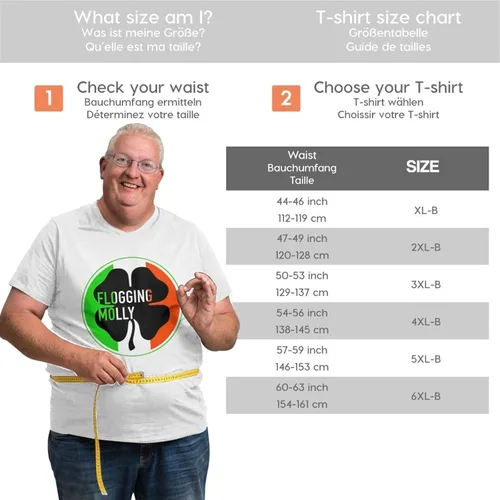 Vista 2 de Mens Large Size T Shirt Basic Camping Short Sleeve Full Season Tee
