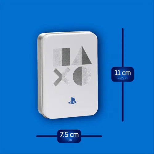 Vista 6 de PlayStation - Juego de cartas estándar con lata de almacenamiento