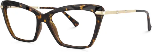 Vista 58 de Zeelool Gafas de bloqueo de luz azul ojo de gato de cristal para mujer Juliet VFP0270