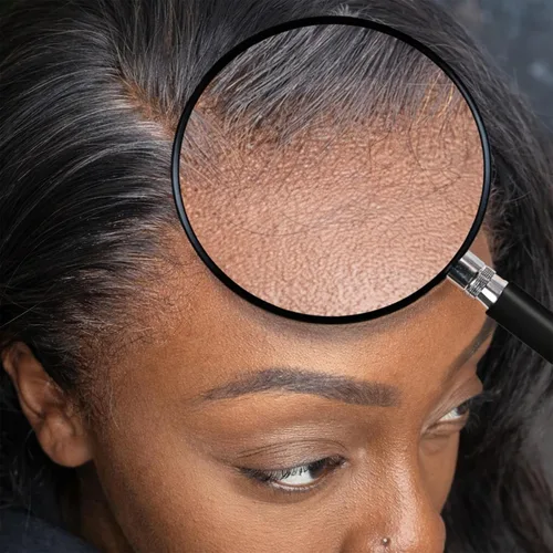 Vista 16 de Pelucas de cabello humano sin pegamento de 16 pulgadas, densidad del 200%, peluca de encaje HD 5x5