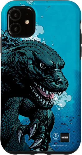 Vista 7 de Funda para iPhone 14 Godzilla Comic Art "Reef