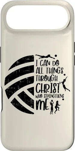 Vista 27 de I Can Do Things Through Christ Volleyball Christian Gift Case for iPhone 17