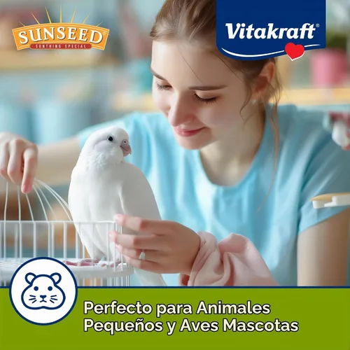 Vista 5 de VitaKraft Sunseed - Ropa de cama y arena natural para pájaros, 350 pies