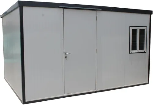 Vista 13 de Duramax Kit de cobertizo de almacenamiento (13 x 10 pies) para edificio aislado con parte superior plana para jardín, patio trasero, uso al aire
