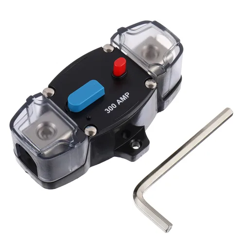 Vista 12 de Interruptor de circuito de recuperación automática de 50A 12-48 voltios CC con botón de reinicio manual para automotriz, RV, marino, barco (50Amp)