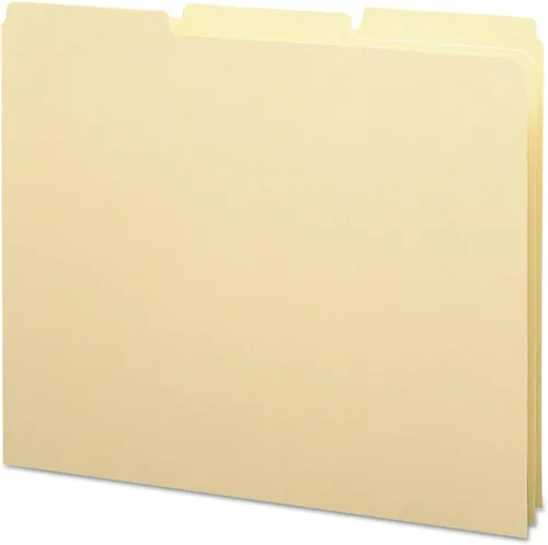 Vista 7 de Smead Guías de cartón prensado, pestaña de corte 1/3 (en blanco), tamaño carta, gris/verde, 100 por caja (50334)