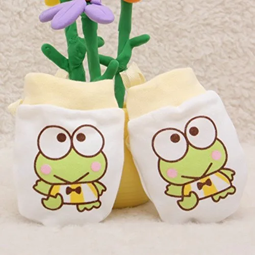 Vista 7 de Lindos guantes de algodón para niños y niñas, guantes ajustables con cordón ajustable para bebés