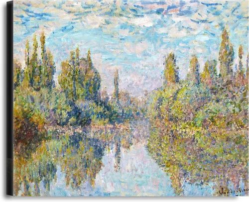 Vista 233 de A&T ARTWORK Antibes Seen from The Salis Gardens de Claude Monet Las Obras de Arte Clásico Mundial Reproducciones, Impresiones de Arte en Lienzo