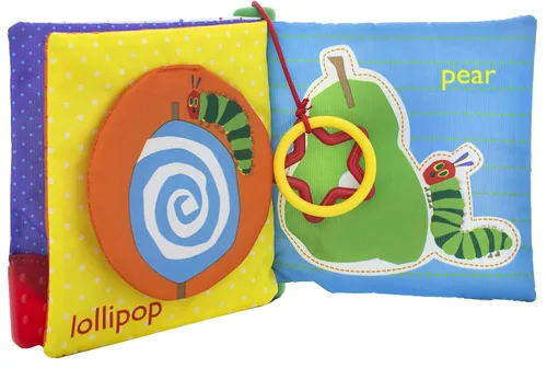 Vista 2 de World of Eric Carle, The Very Hungry Caterpillar Fun Foods - Mordedor de libro suave