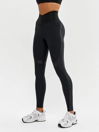 Vista 9 de Bona Fide Leggings de cintura alta con control de abdomen para mujer, leggings de entrenamiento para moldear el cuerpo, cintura alta, leggings
