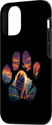 Vista 2 de iPhone 15 Chow Chow Paw Mountain Design Dog Mom Dad Case