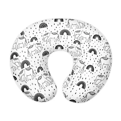 Vista 32 de Funda de almohada de lactancia Axolotl Sandía para almohadas de lactancia materna, funda de almohada de lactancia para recién nacido, se adapta a