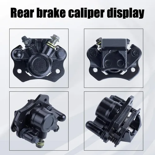 Vista 3 de Pinza de freno trasera china compatible con 90cc 110cc 125cc 150cc 200cc ATV Go Kart Taotao Four Wheeler Coolster Kazuma Roketa Sunl Baja Kinroad