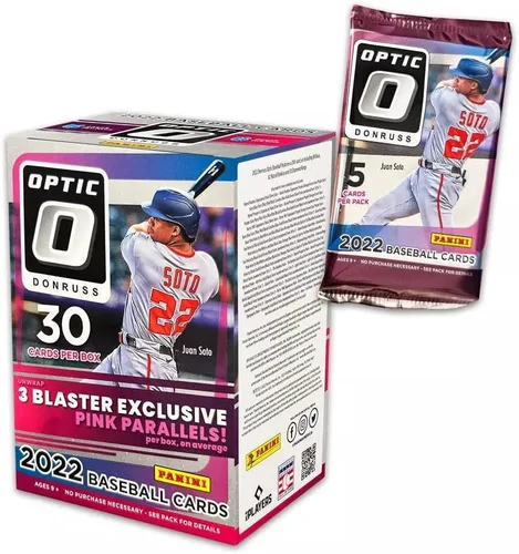 Vista 2 de Panini Donruss Optic Baseball BLASTER caja 2022 (30 cartas/bx)