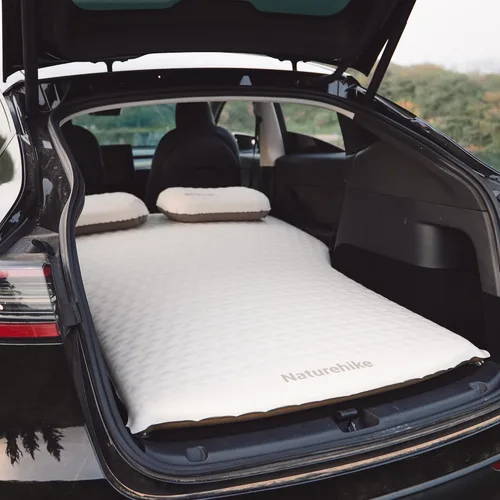 Vista 7 de Naturehike Colchón de coche de TPU grueso de 2.56 pulgadas para SUV, camping, almohadilla de dormir autoinflable, colchón de aire de espuma