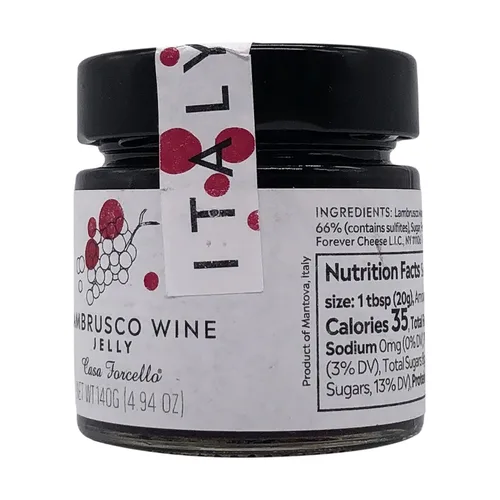 Vista 3 de Casa Forcello Lambrusco - Gelatina de vino, 4.9 oz