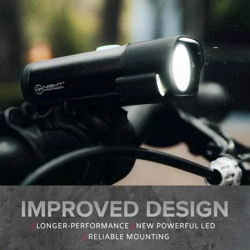 Vista 6 de BX-500 Potentes luces USB-C para bicicleta delanteras y traseras - Nuevo LED de 500 lúmenes - Juego de faros y luces traseras de bicicleta