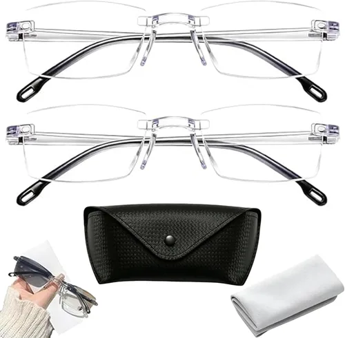 Vista 8 de 2027 New Auto Focus Glasses Self Adjusting-Self Adjusting Smart Glasses Auto Adjusting Eye Glasses For Near And Far, Smart Lenses Auto Focus Silver