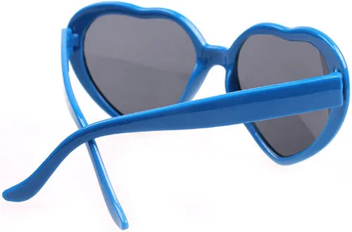 Vista 2 de Armear - Lentes grandes de sol para mujer, diseño retro con forma de corazón UV400
