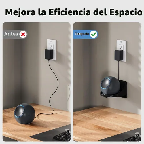 Vista 6 de XLTTYWL® Soporte y montaje de pared con soporte para cable Dot Max 6ª