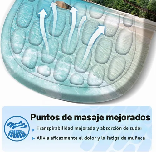 Vista 3 de YIWEI Alfombrilla ergonómica para mouse con reposamuñecas para aliviar